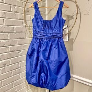 Donna Ricco New York Dress Size 4 Blue 100% Silk